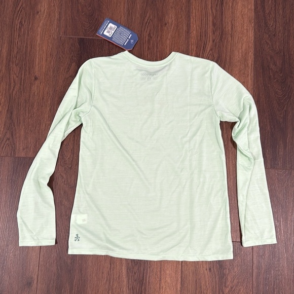 NWT Life is Good Sun Crusher UPF 50+ Wicking Sunrise Sunset XS Light Green - Picture 6 of 7